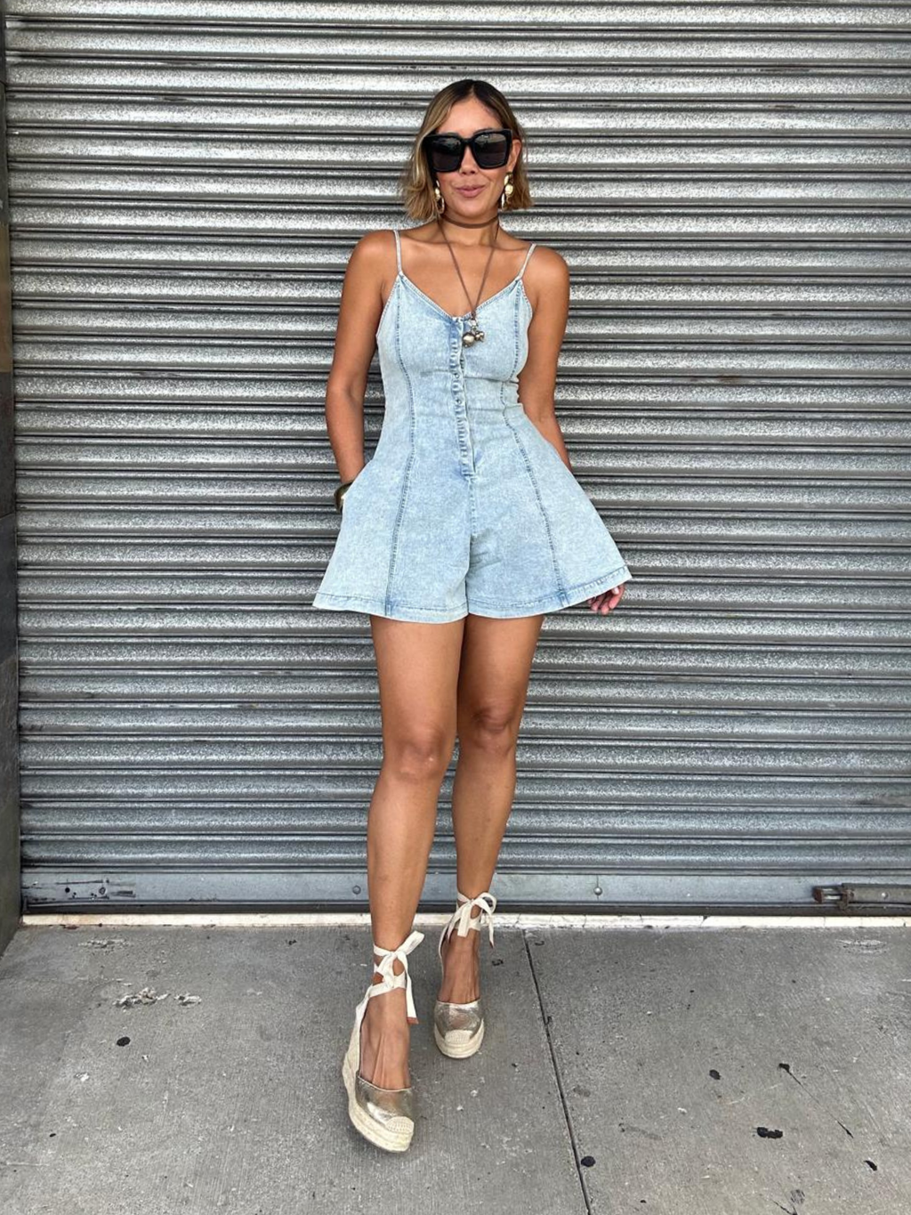 Fatima Fit & Flare Romper