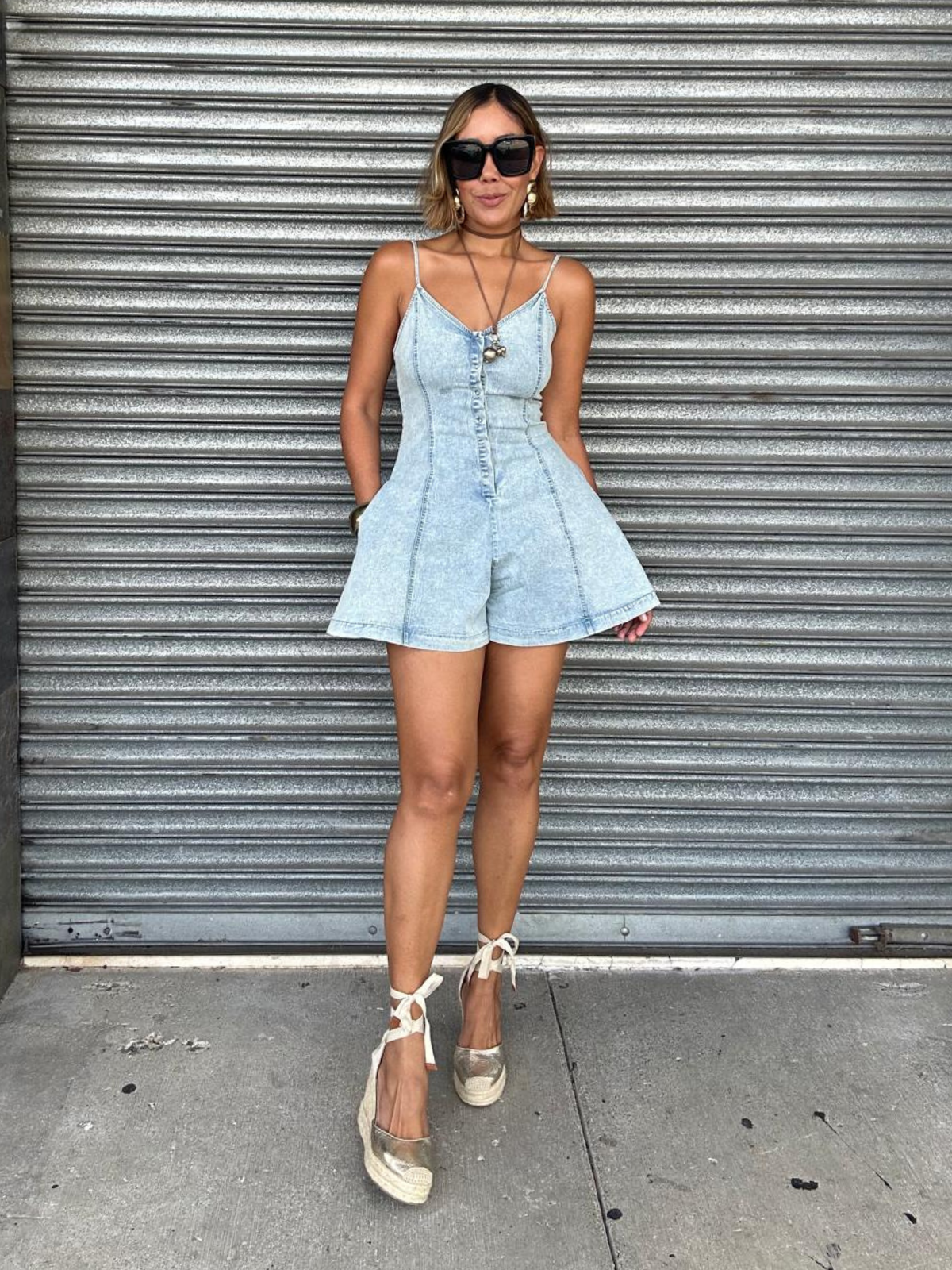 Fatima Fit & Flare Romper