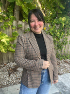 The Upper East Side Houndstooth Blazer