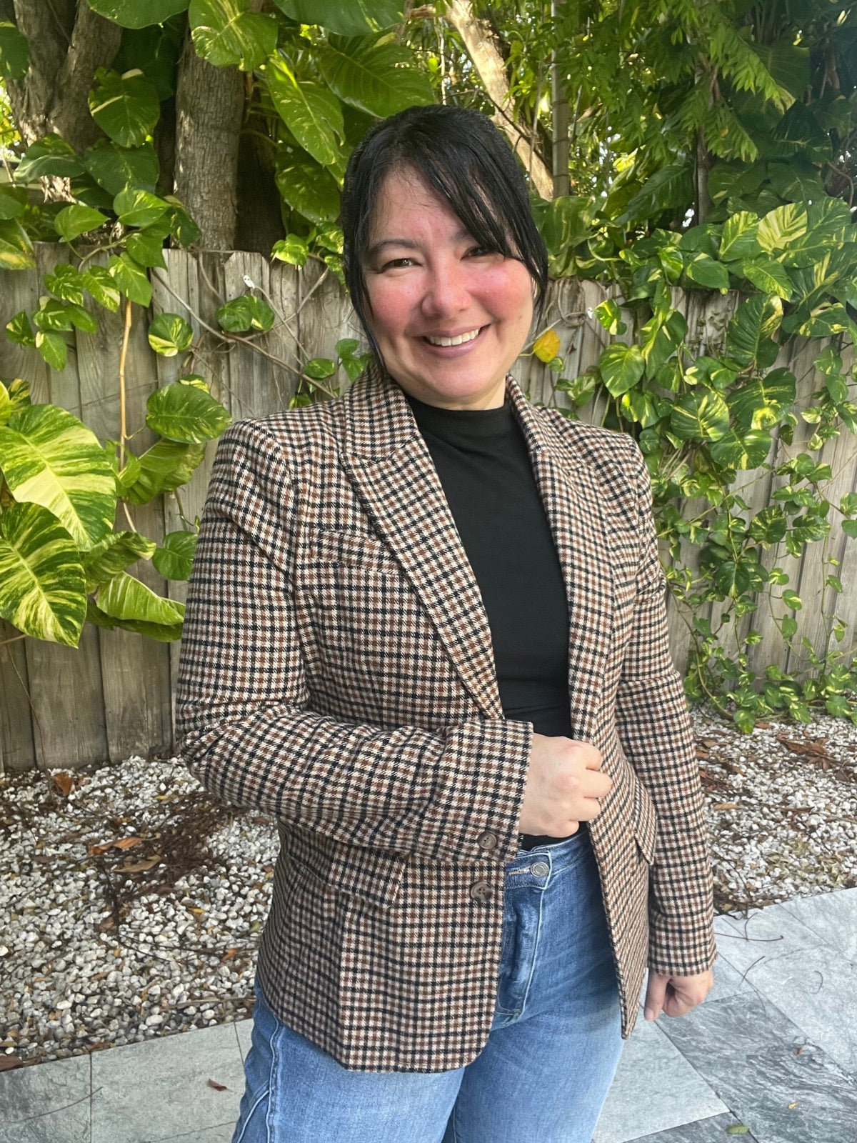 The Upper East Side Houndstooth Blazer