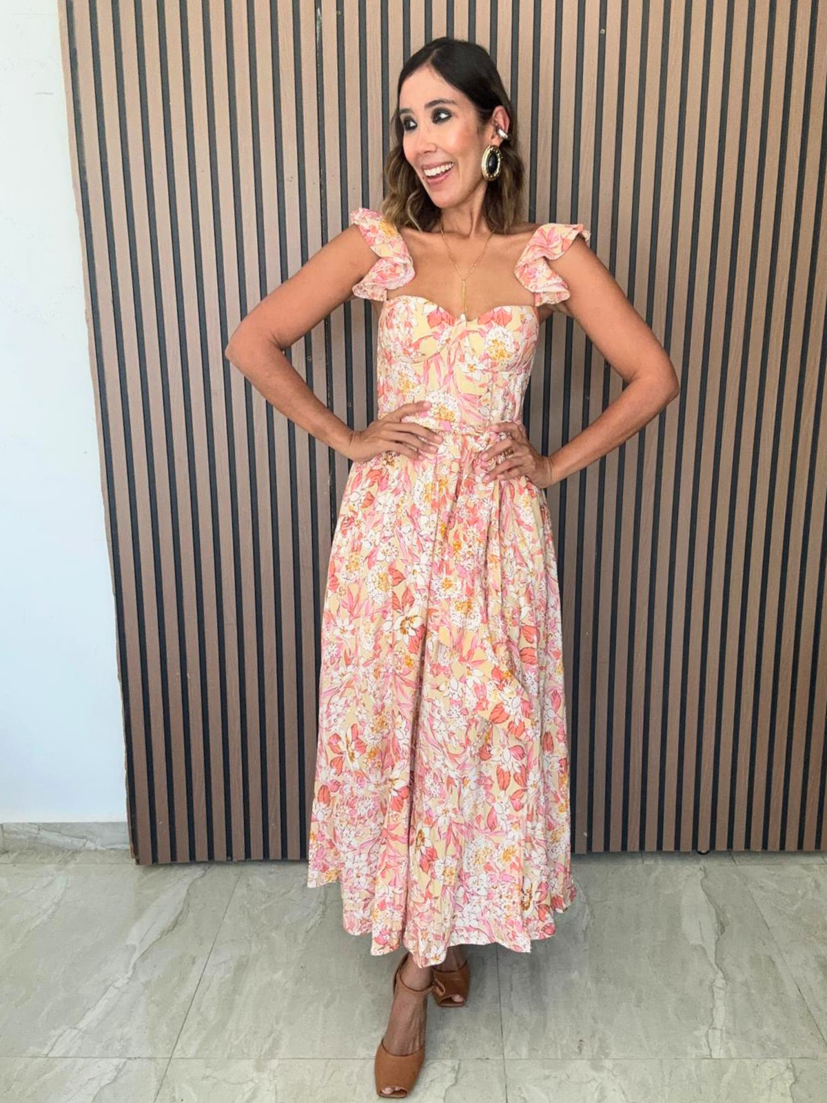 Probably Should Corset Flutter Dress