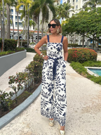 Palm District Top and Pants Set