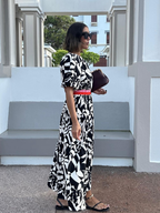 Written in Contrast Maxi Dress