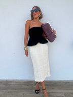The Finishing Touch Midi Skirt