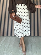 The Dot Situation Midi Skirt