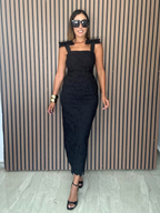 She’s the Moment Lace Midi Dress