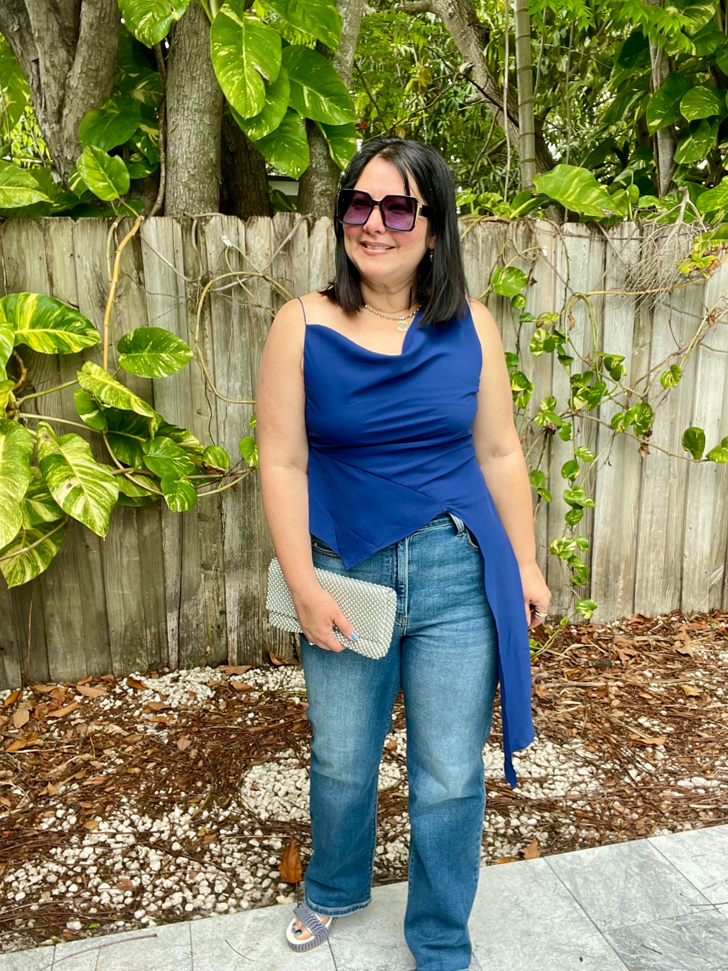 The Royal Asymmetry Blouse