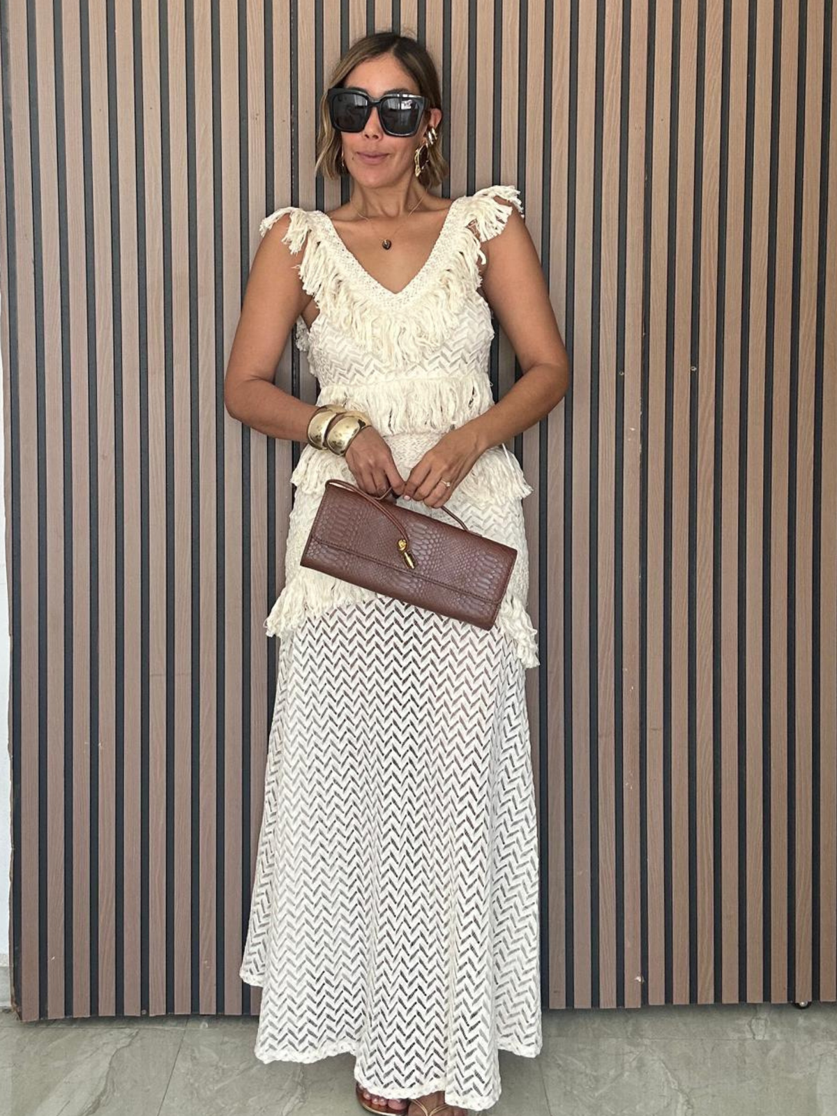 The Amalfi Fringe Top & Skirt Set