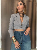 Harper Cropped Blazer Jacket