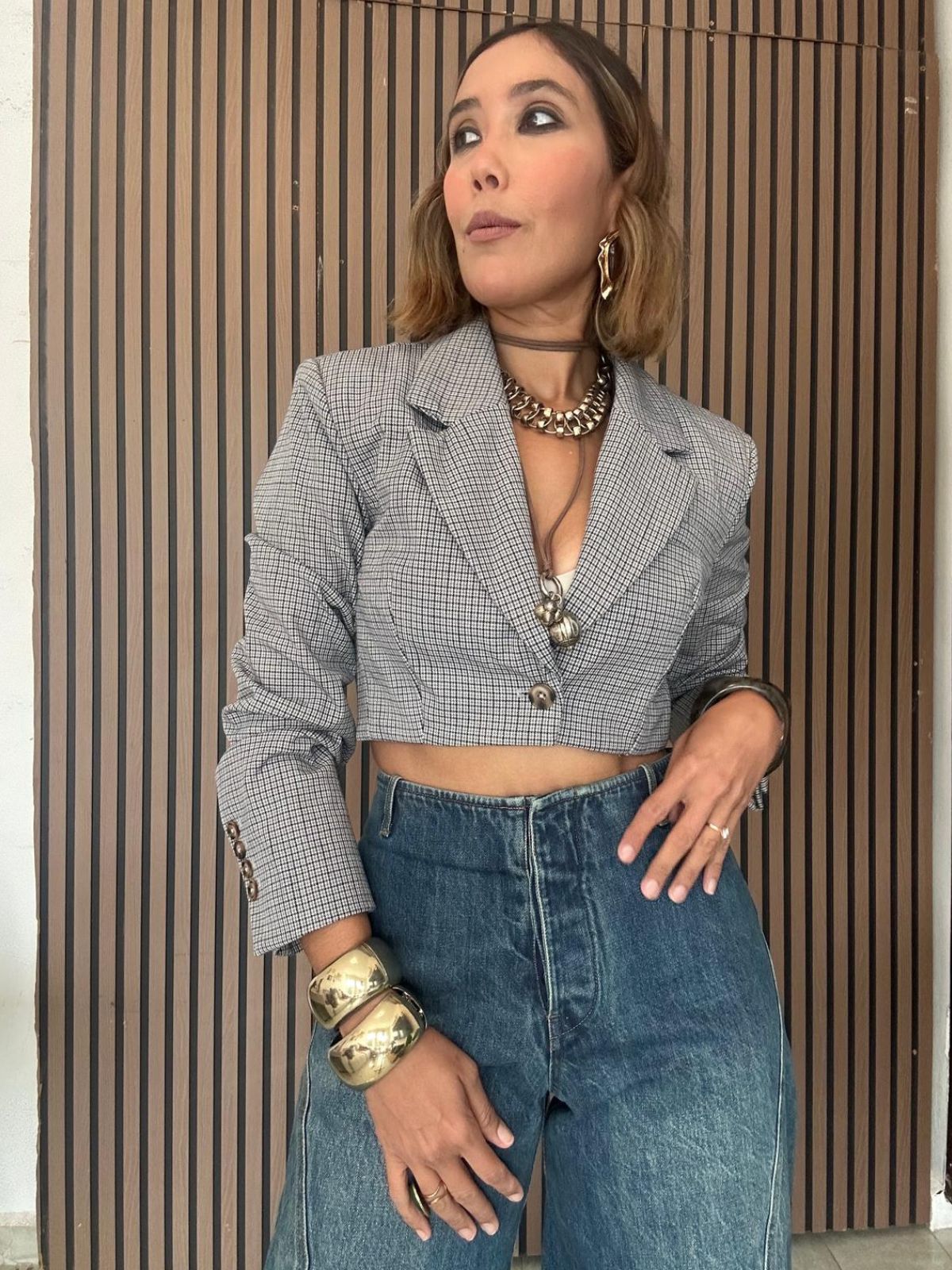 Harper Cropped Blazer Jacket