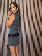 Subtle Statement Mini Skirt