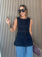 Atelier Indigo Top