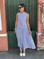 The Country Manor Gingham Maxi Skirt