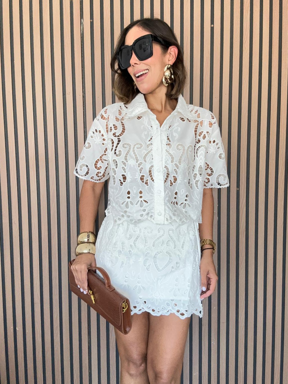 The Made for This Moment Blouse and Skirt Set