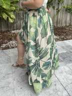 Tropic Sway High-Low Skirt