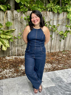 Back to Back Compliments Denim Jumpsuit