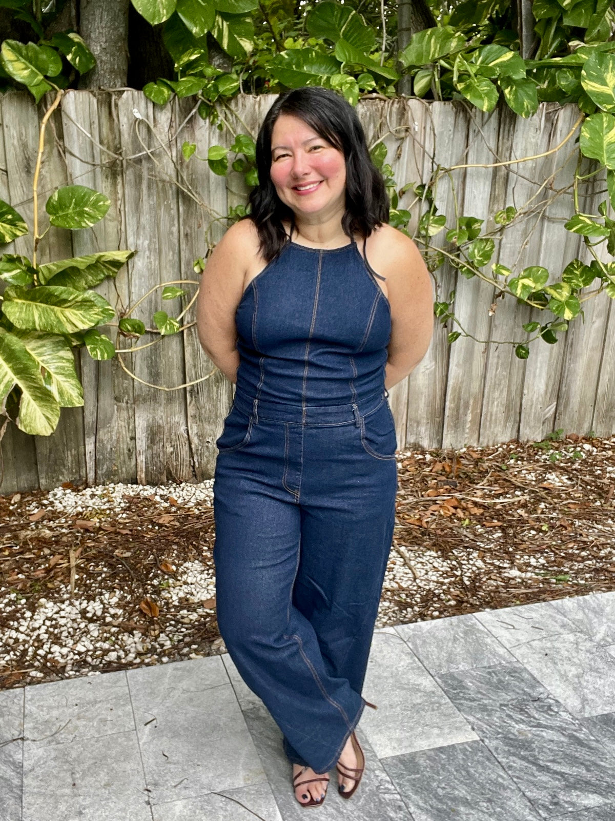Back to Back Compliments Denim Jumpsuit