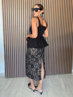 She Sets the Tone Peplum Top