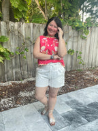 Marina Chic Belted Shorts
