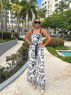 Palm District Top and Pants Set