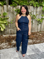 Back to Back Compliments Denim Jumpsuit