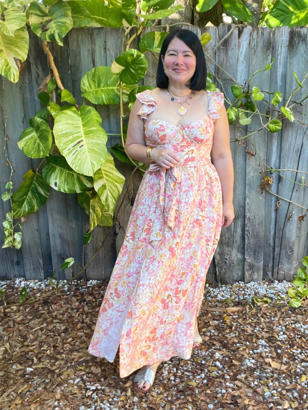 Probably Should Corset Flutter Dress