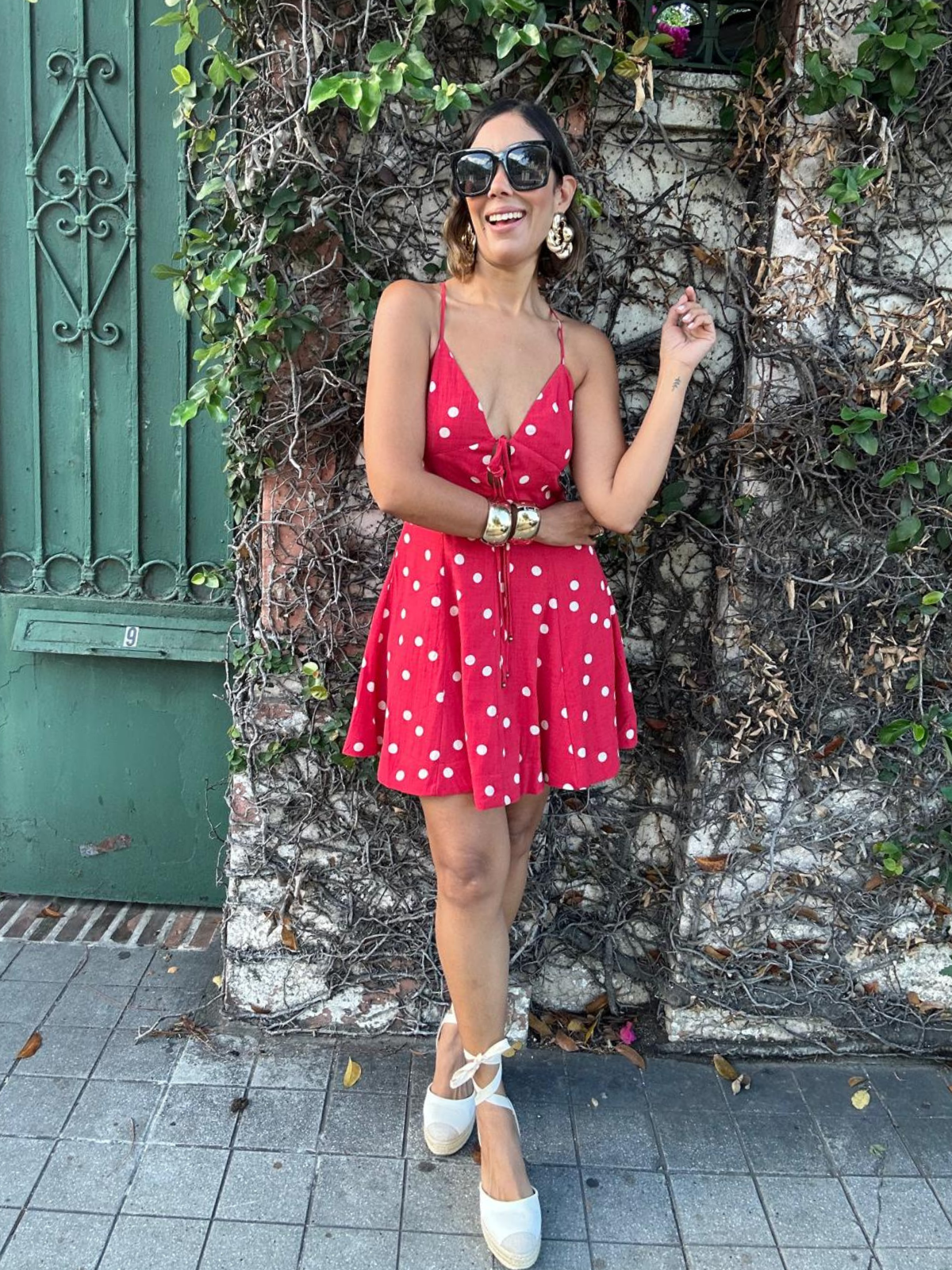 Show Stopper Cross-Back Mini Dress