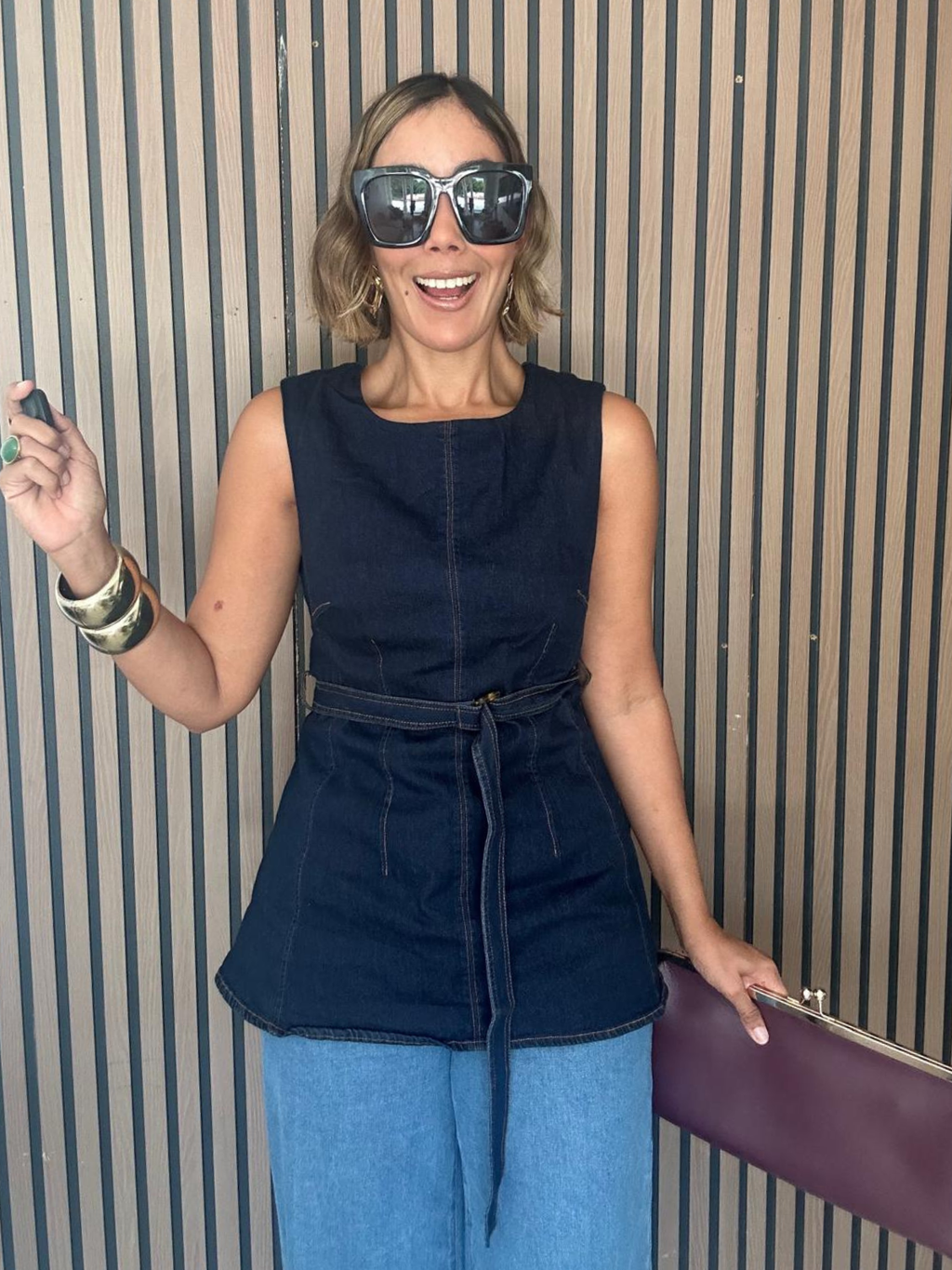 Atelier Indigo Top
