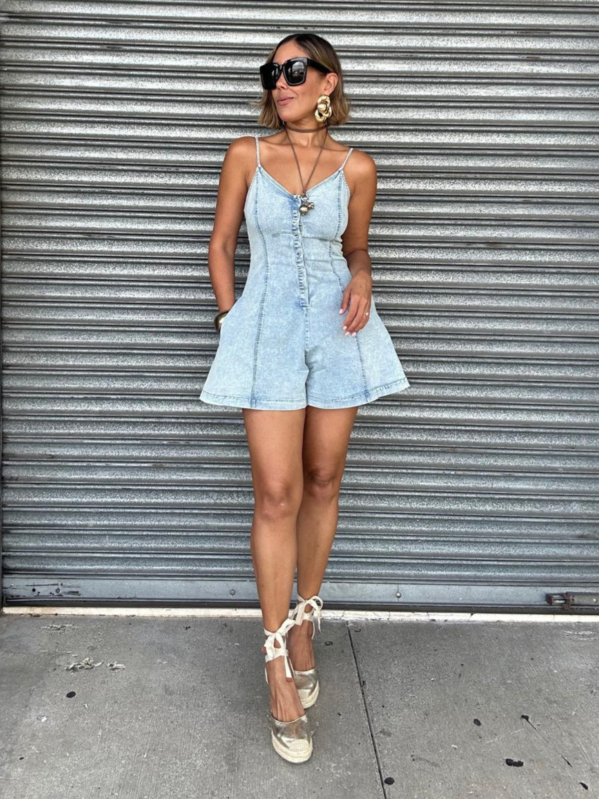 Fatima Fit & Flare Romper
