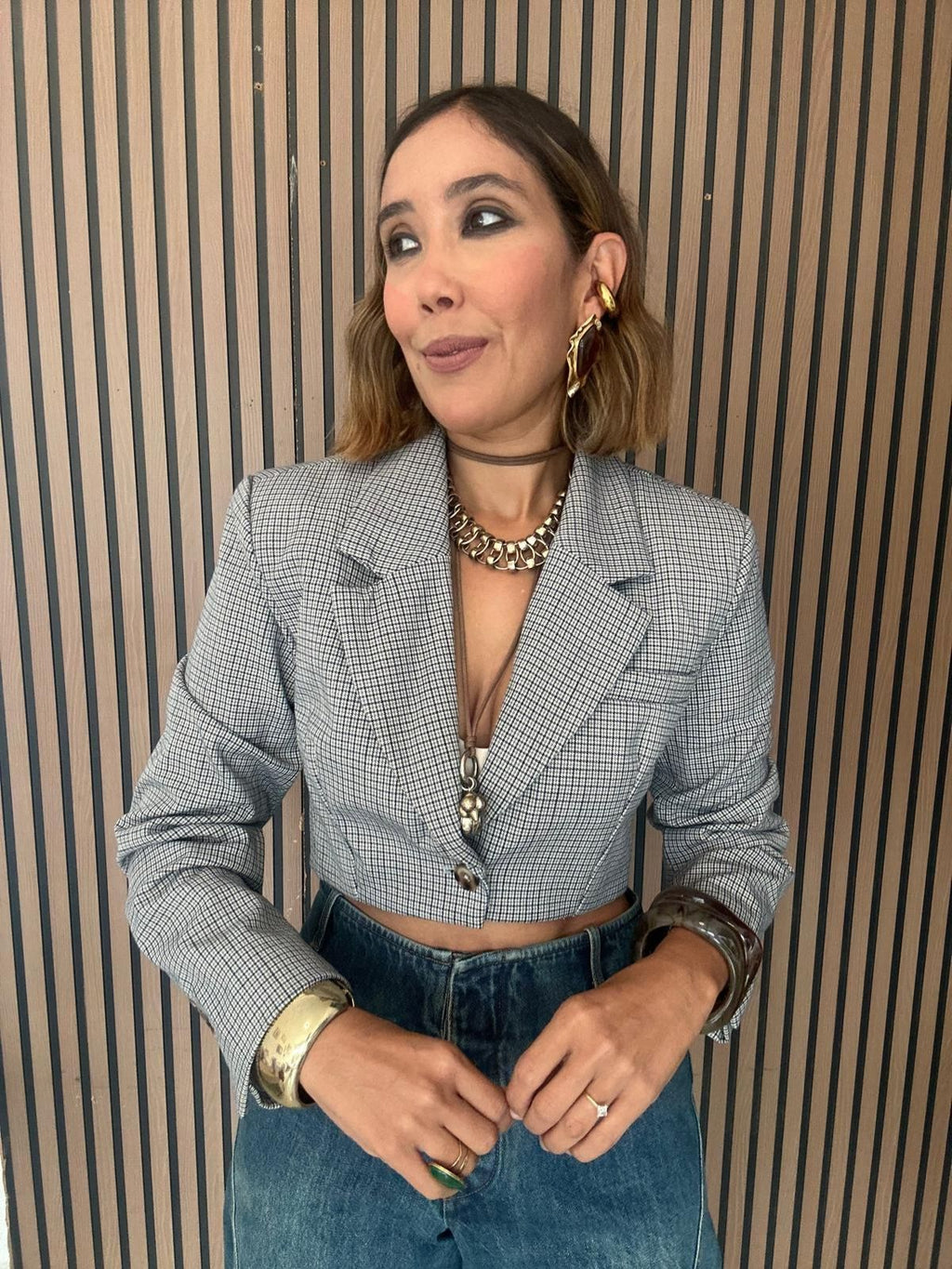 Harper Cropped Blazer Jacket