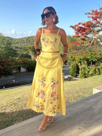 The Weekend in Provence Top & Skirt Set