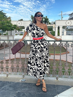 Written in Contrast Maxi Dress