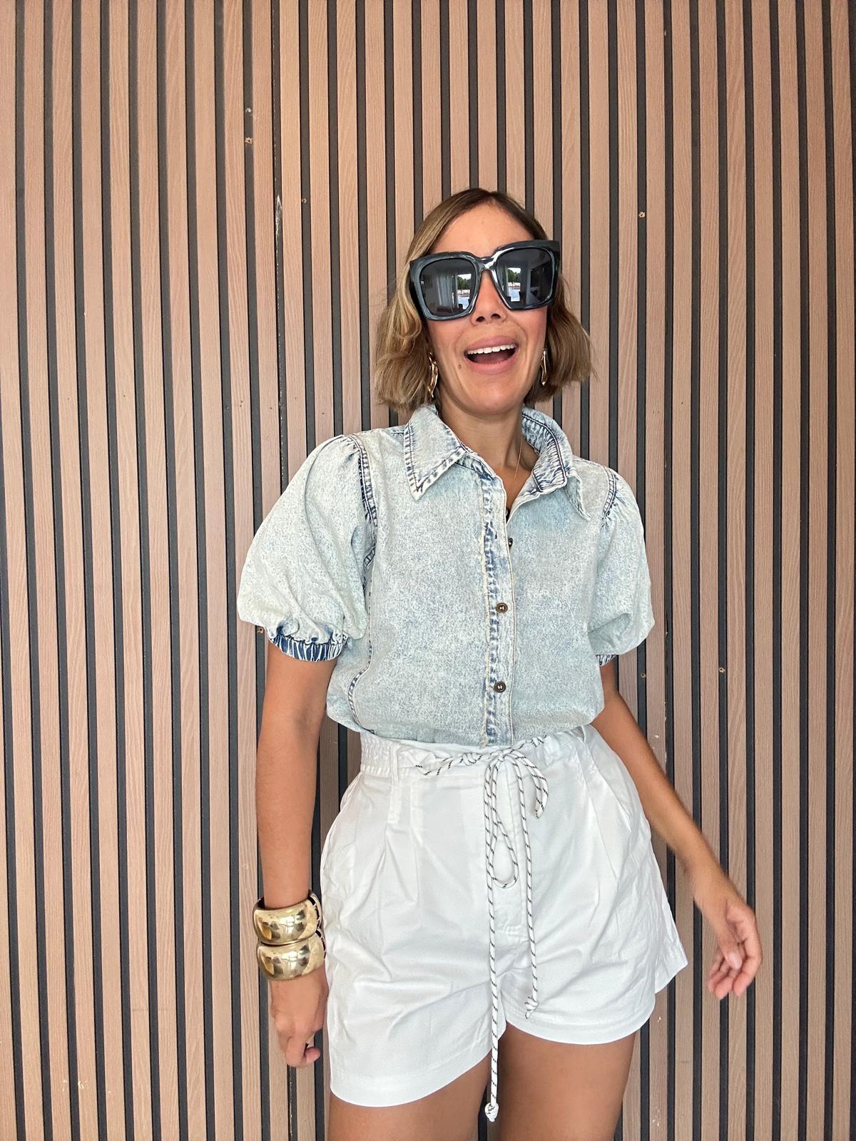 Not Your Average Denim Blouse