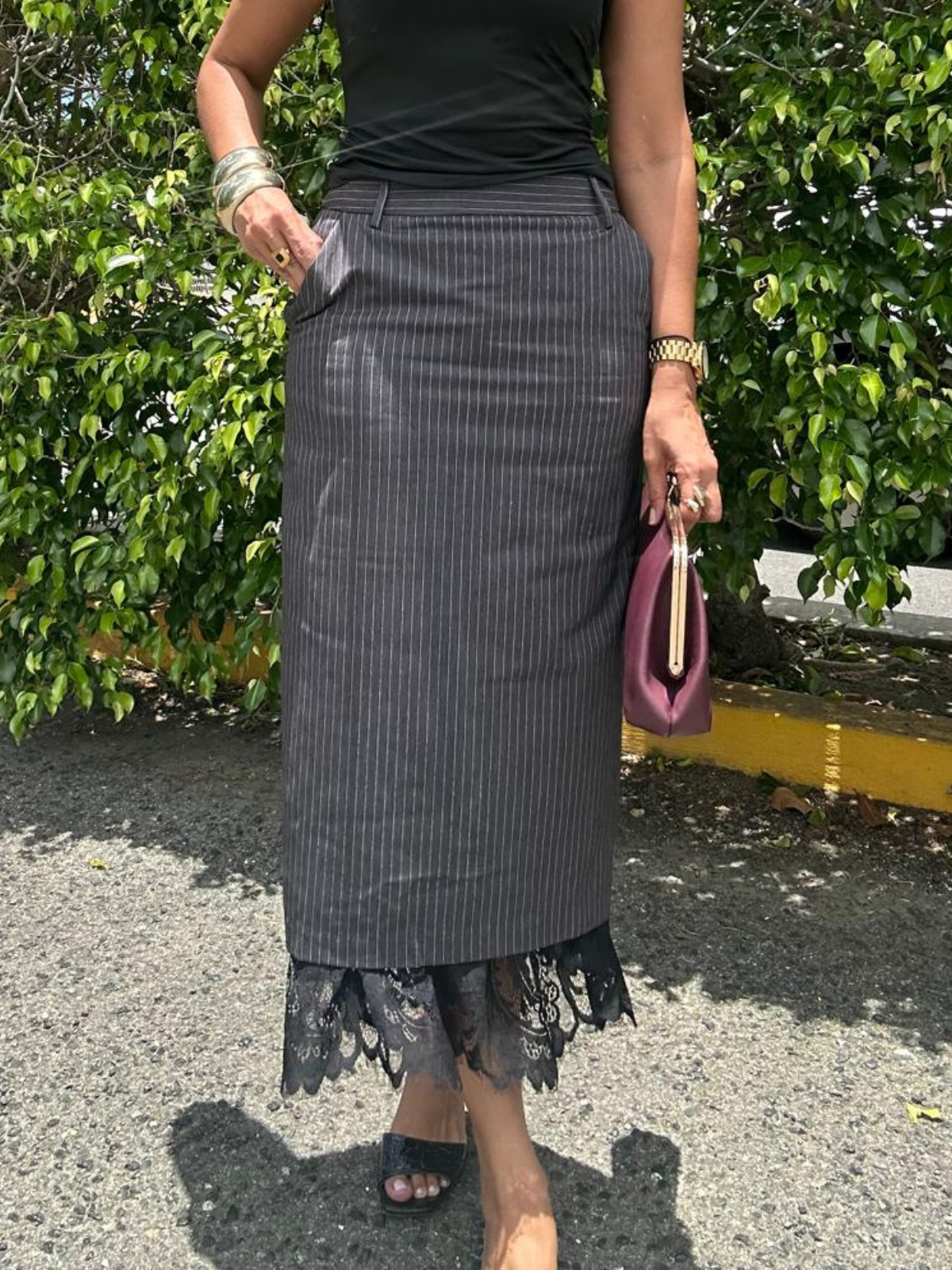 A Little Lace Goes a Long Way Skirt