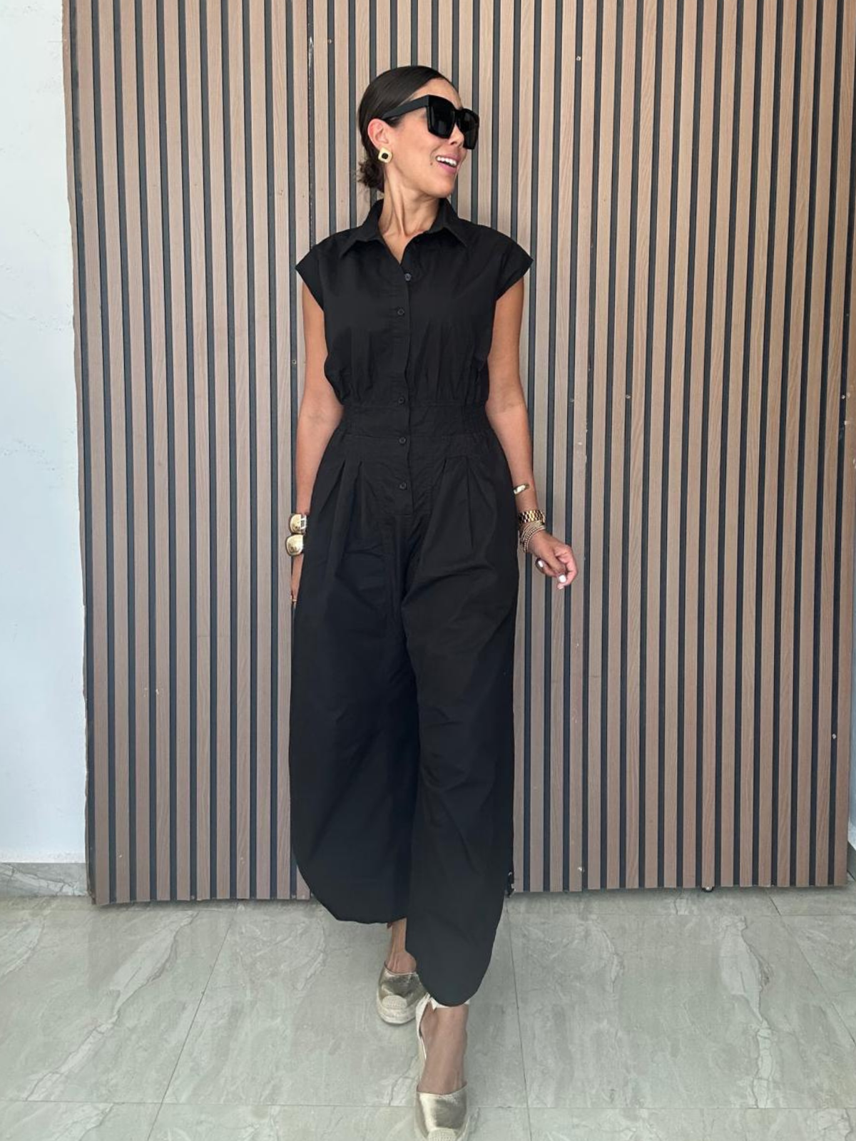 The 24/7 Collared Jumpsuit