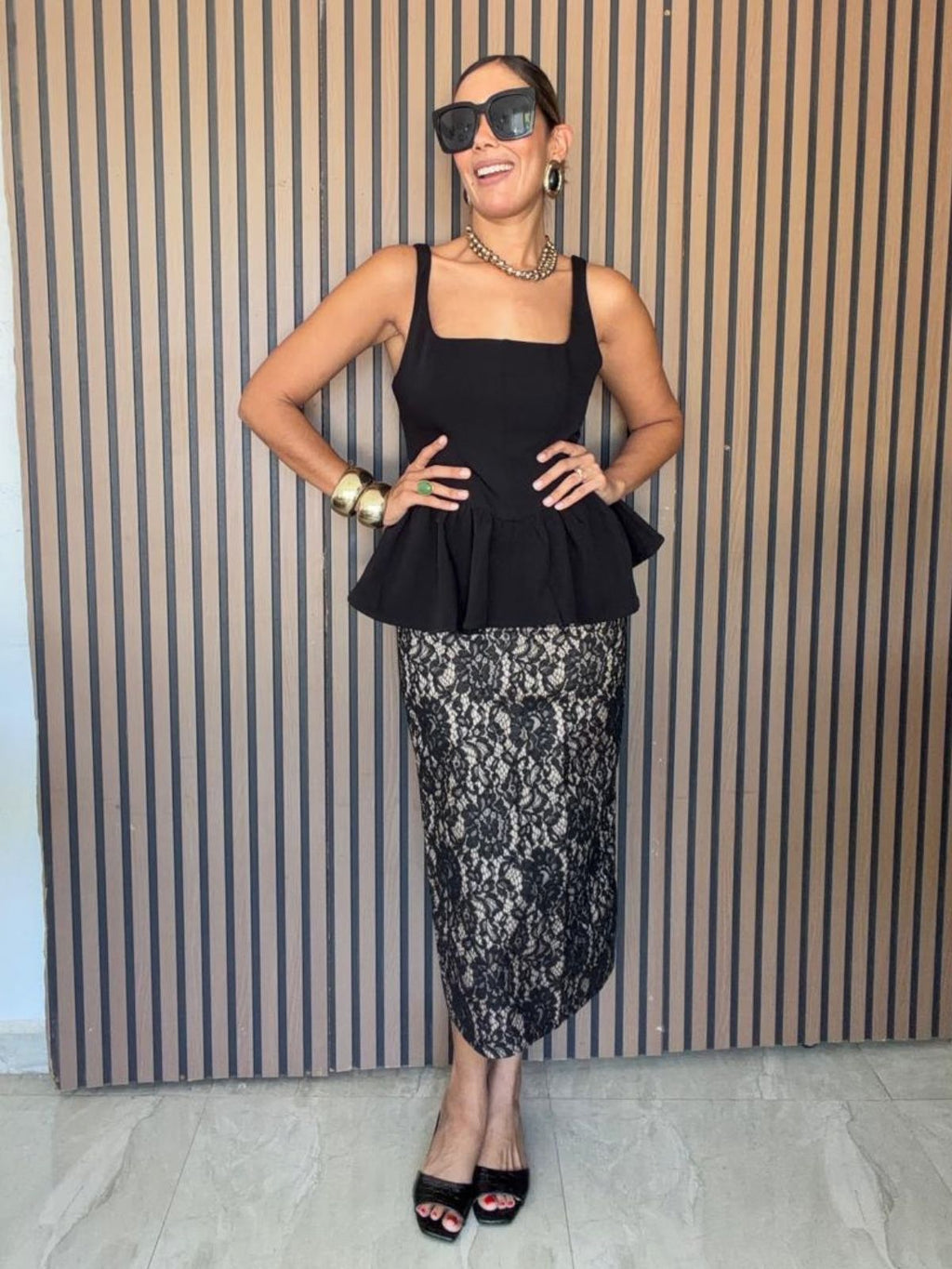 She Sets the Tone Peplum Top