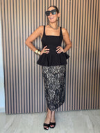 She Sets the Tone Peplum Top