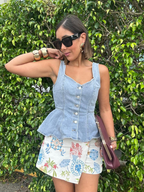 True to You Denim Top