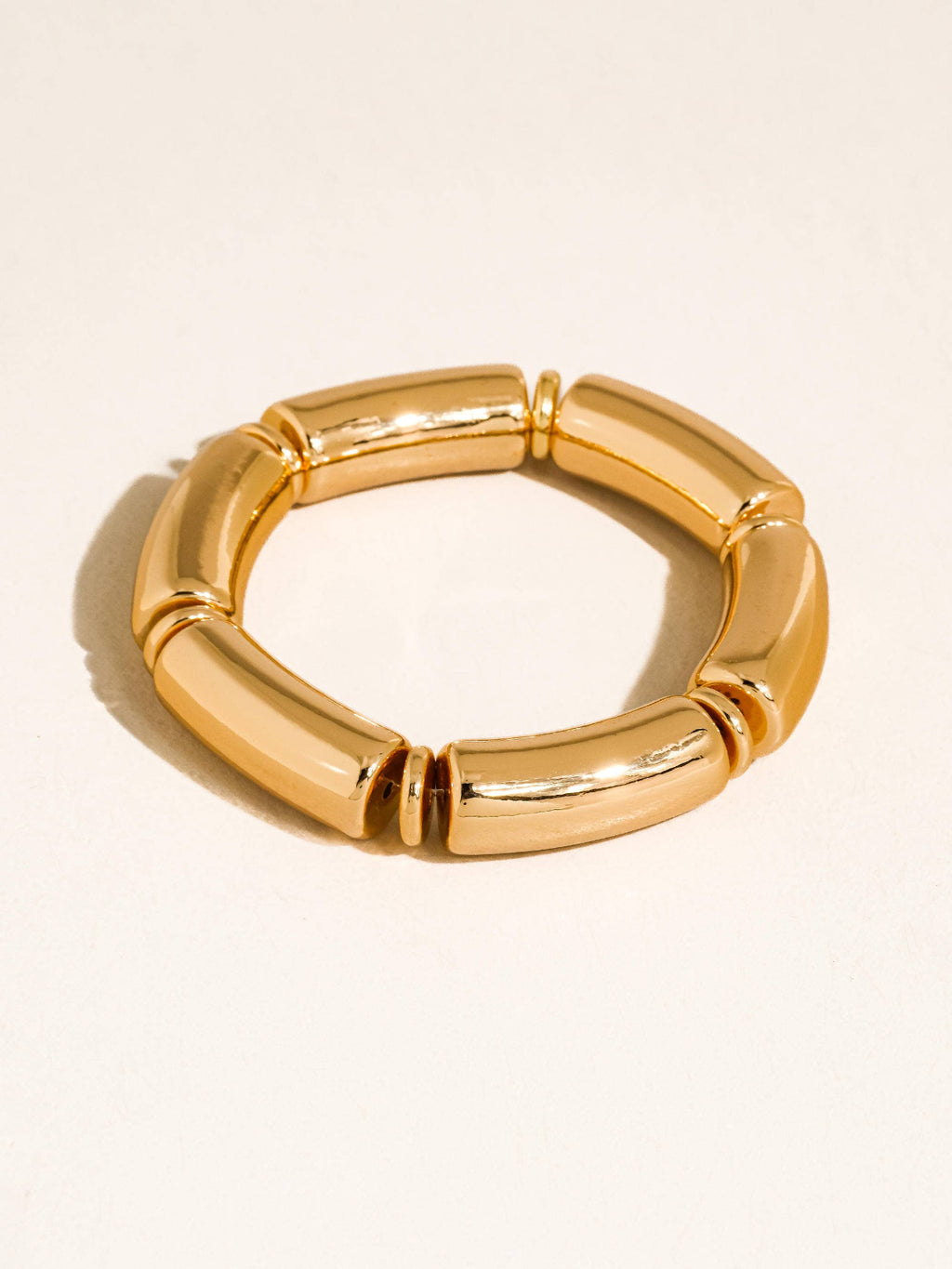 Cove 18K Gold Non-Tarnish Chunky Resin Bangle Set