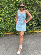 Denim, But Make It Sweet Mini Dress