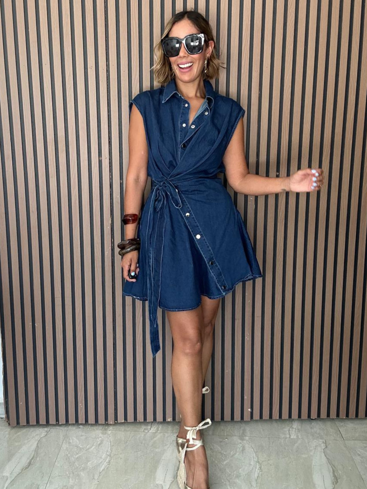 The Twist Theory Mini Dress