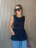 Atelier Indigo Top