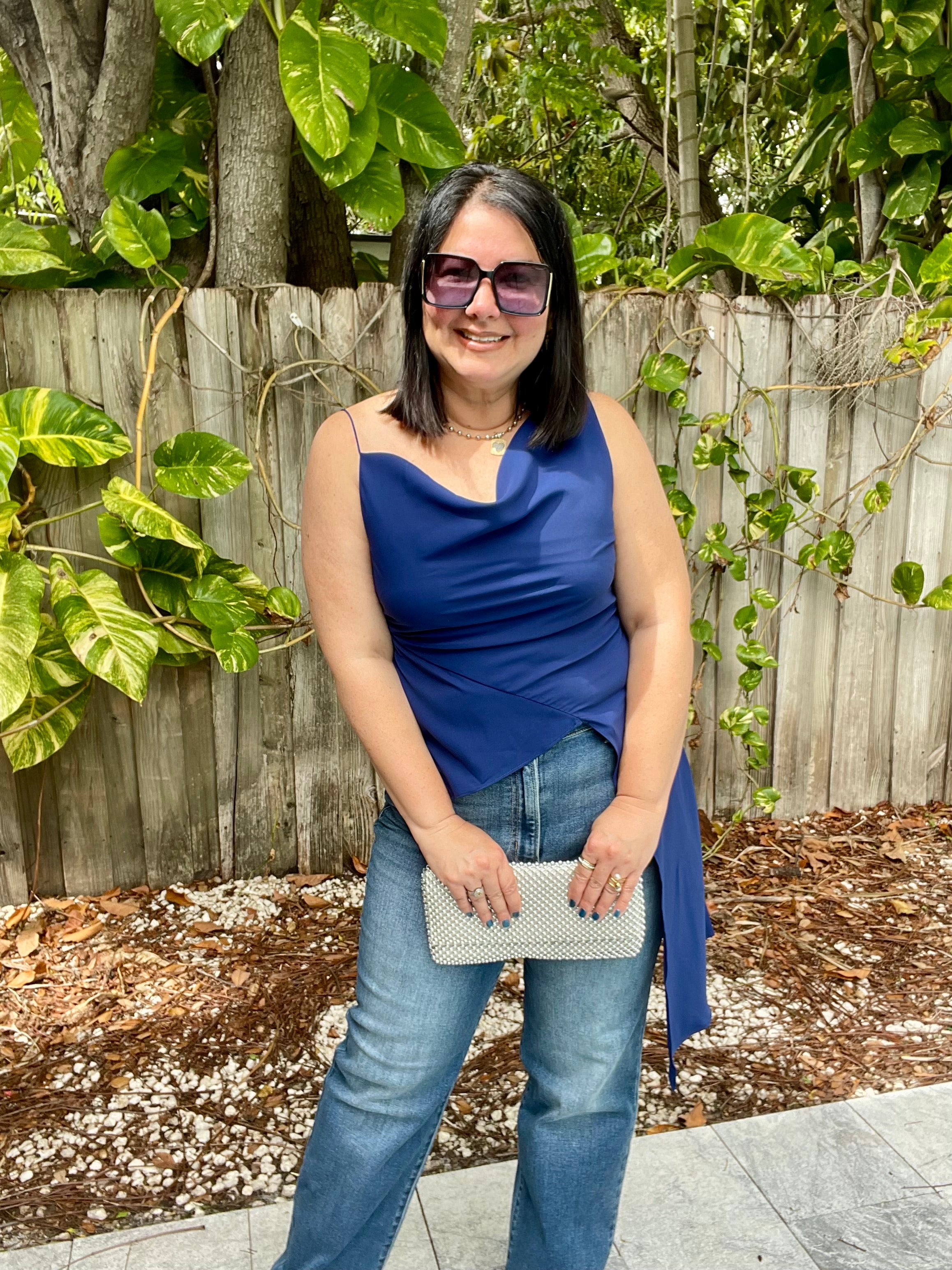 The Royal Asymmetry Blouse