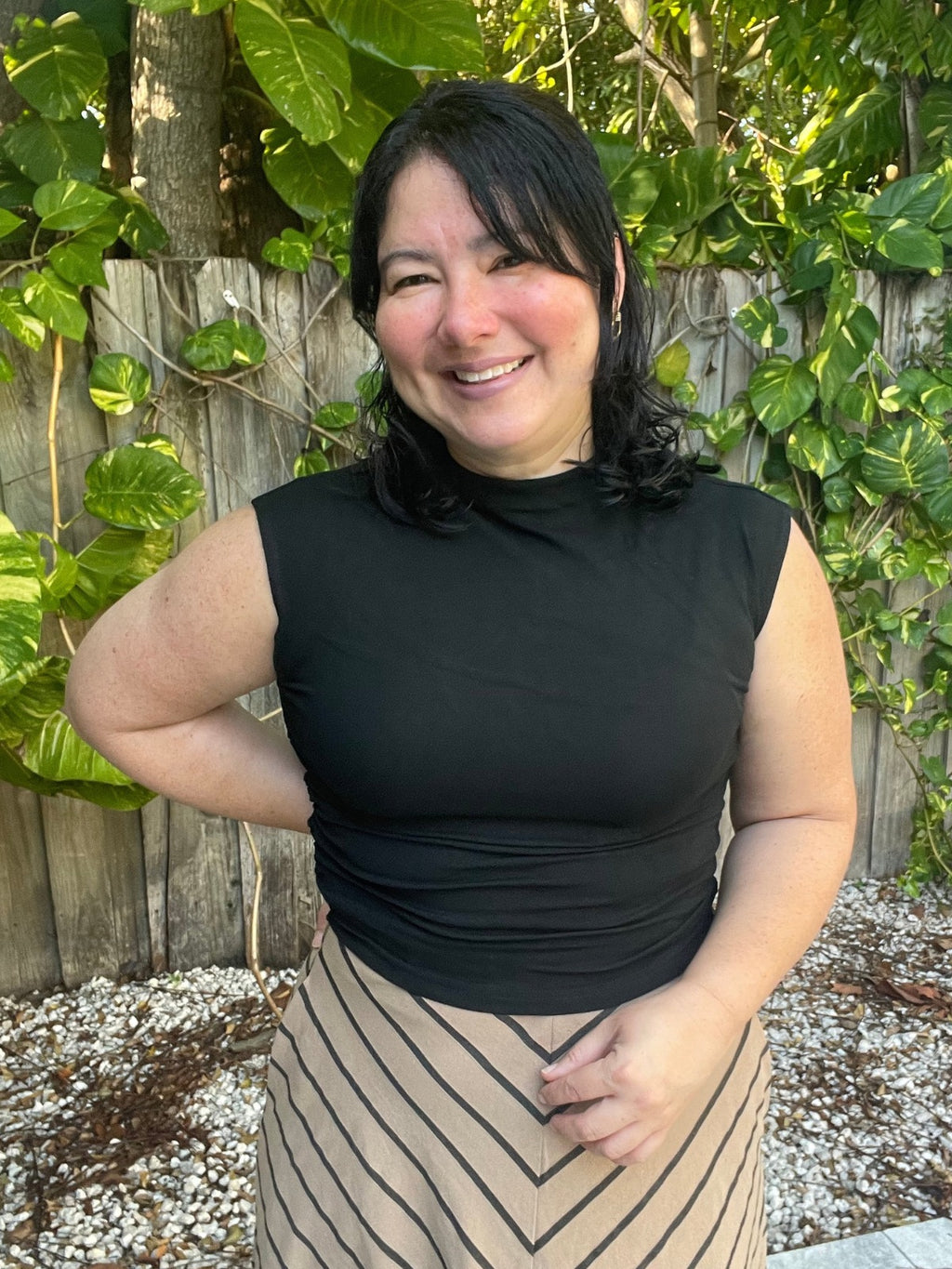 The Tender Embrace Mock Neck Top