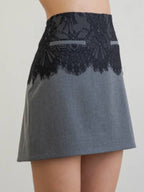 Subtle Statement Mini Skirt
