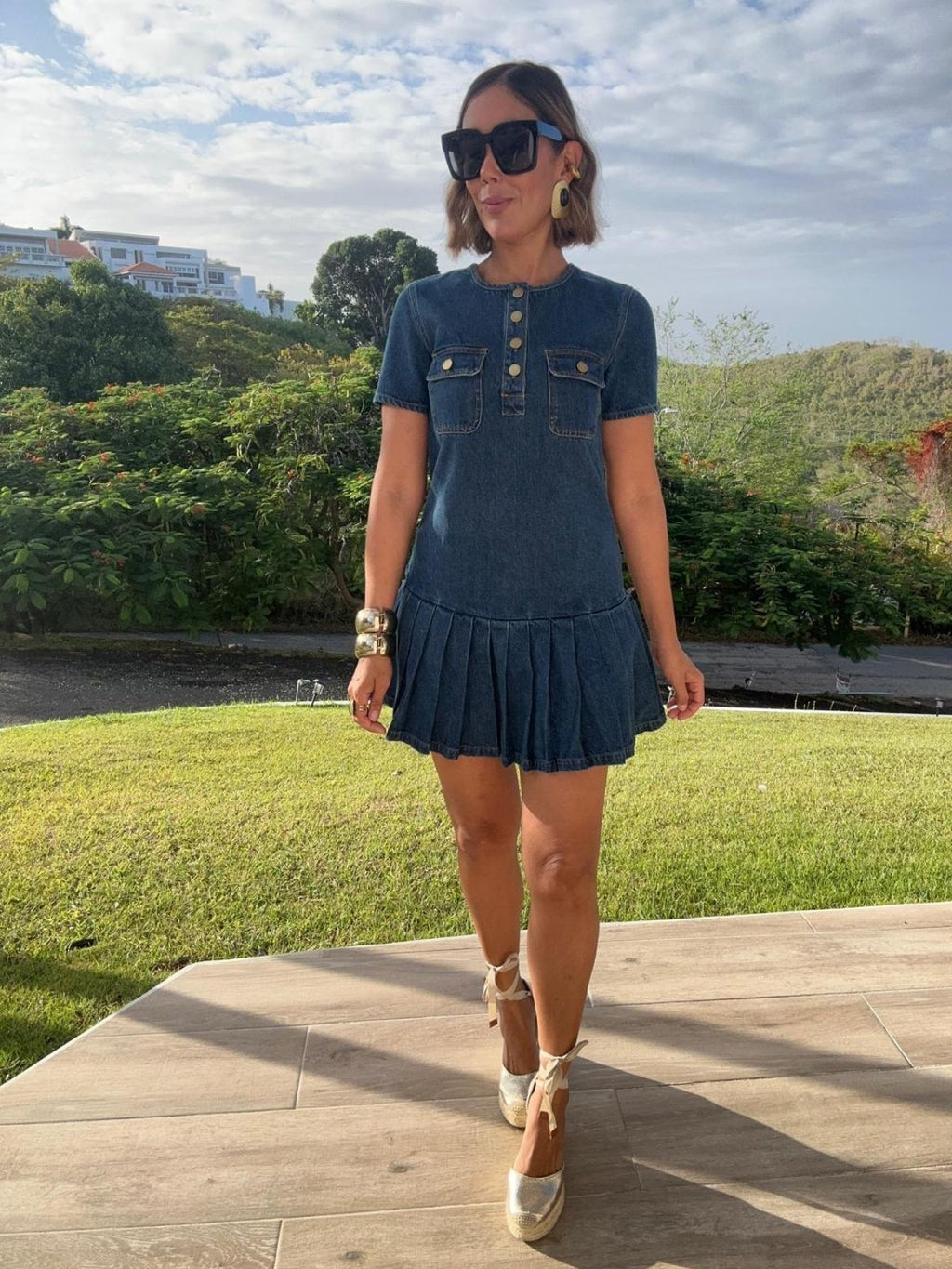The Casual Crush Denim Mini Dress