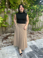 A Touch of Warmth Midi Skirt