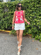 Marina Chic Belted Shorts
