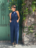 Back to Back Compliments Denim Jumpsuit