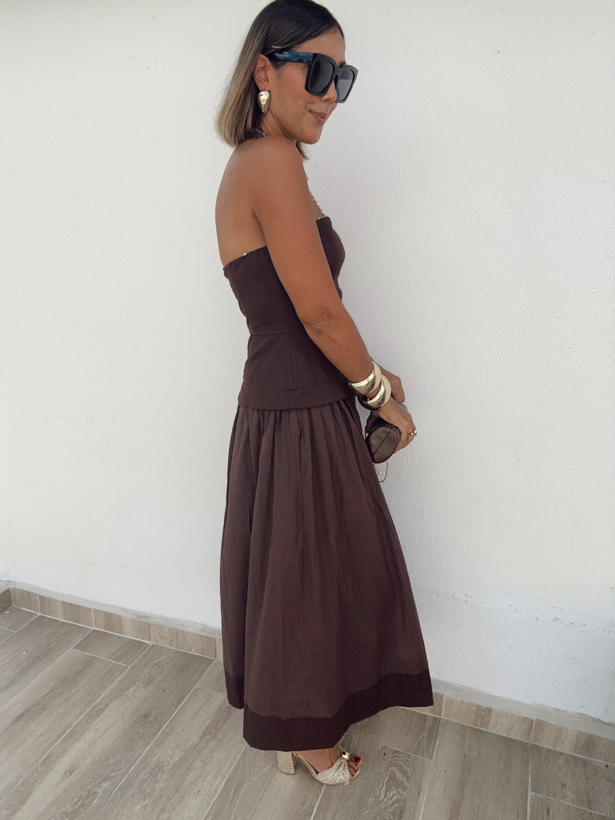 Bali Breeze Strapless Corset Dress